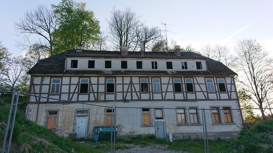Altes Amtshaus mit Gefängnis in Elbingerode, Zustand 2024