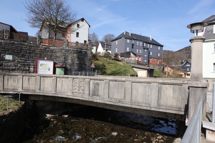 Steinach Marktplatz and Steinach Bridge