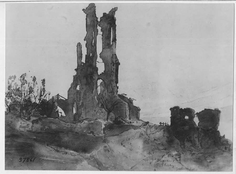 Monument commémorant l’occupation allemande à Flirey, Meurthe-et-Moselle