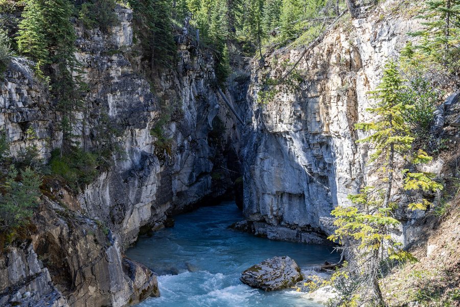 Marble Canyon dans le parc national Kootenay, Colombie-Britannique