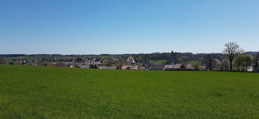 Vue de Jetzendorf depuis le nord