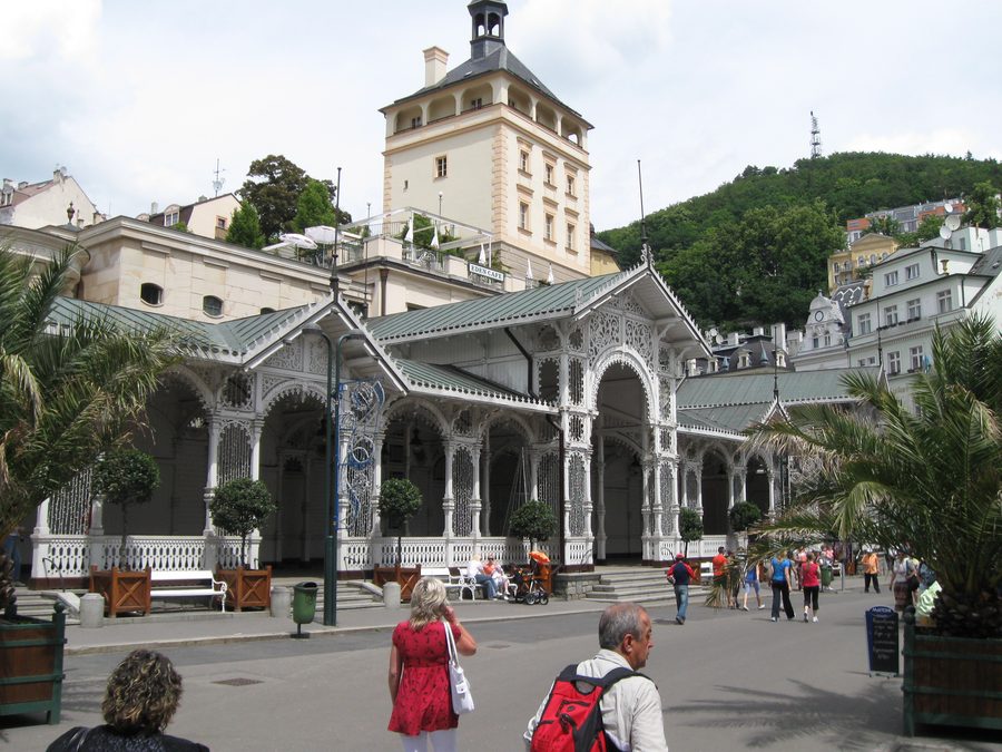 Colonnade du marché à Karlsbad