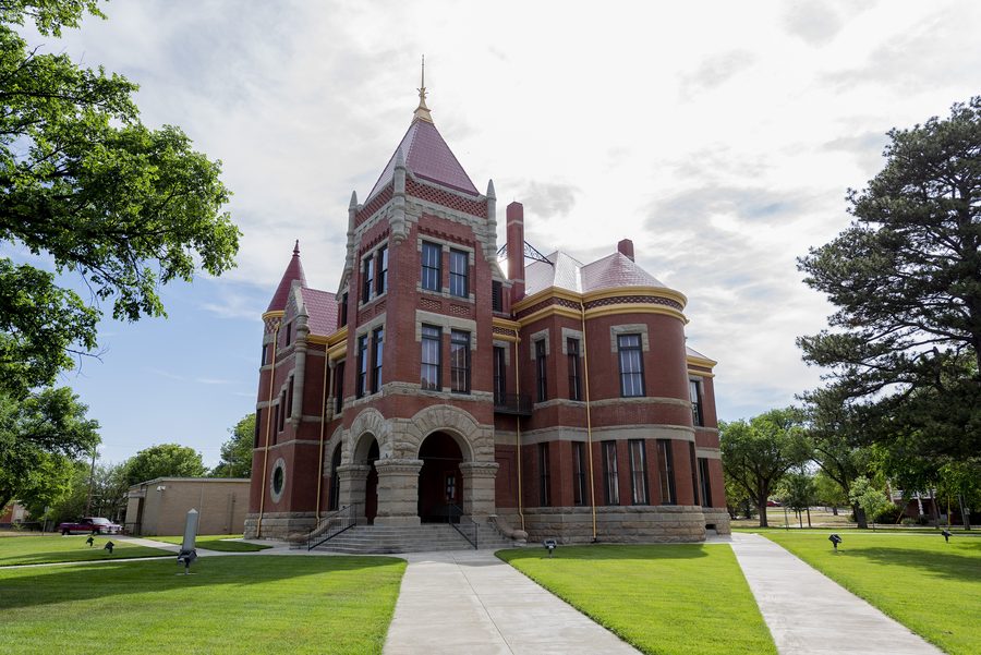 Palais de justice du comté de Donley à Clarendon, Texas