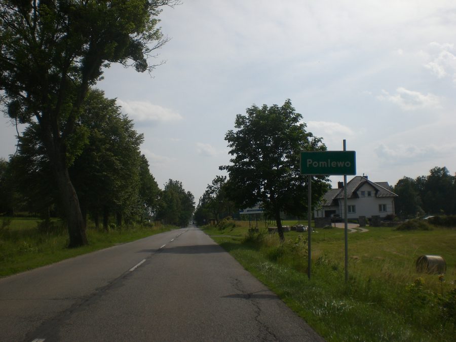 Ansicht von Pomlewo in der Woiwodschaft Pommern