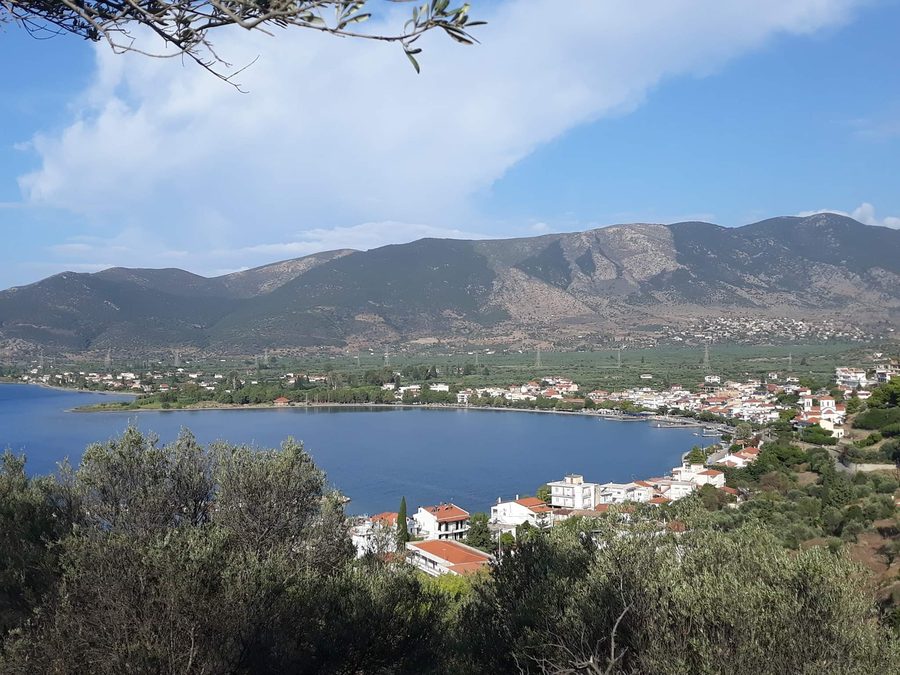 Baie d'Eratiní en Fokida, Grèce centrale