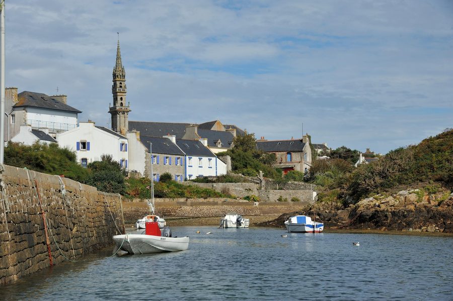 Port et côte de Lampaul sur l’île d’Ouessant