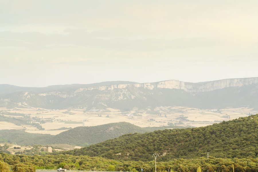 Paysage du Camino de Santiago en Navarre