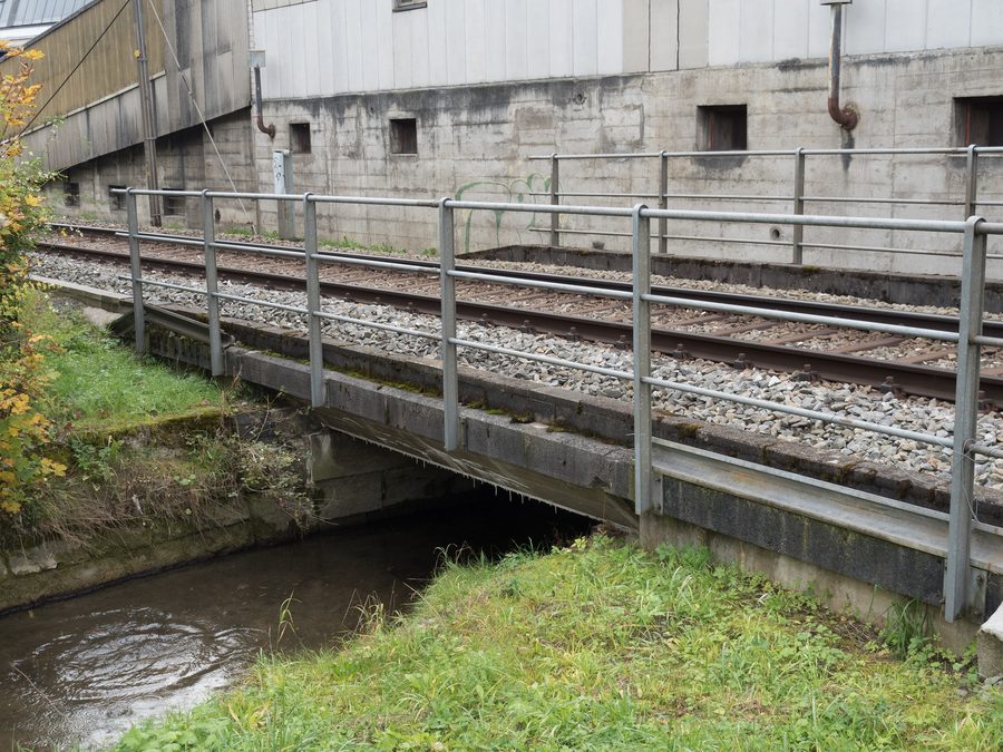 Pont ferroviaire sur la Birse à Reconvilier dans le Jura bernois
