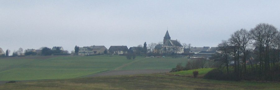 Tellig dans le Hunsrück vue depuis le sud