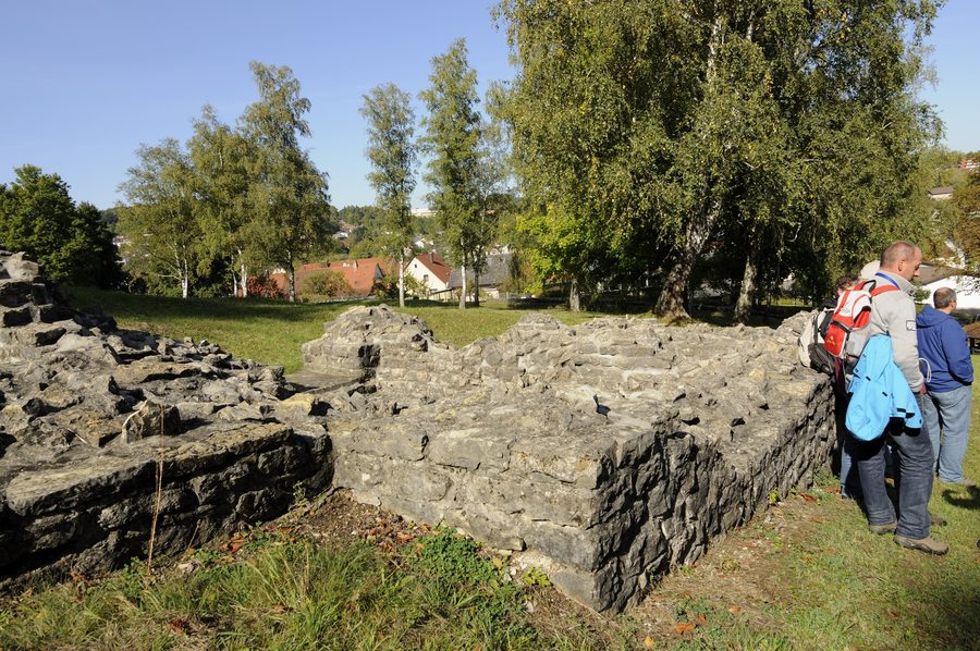 Murs conservés du castellum d’Osterburken