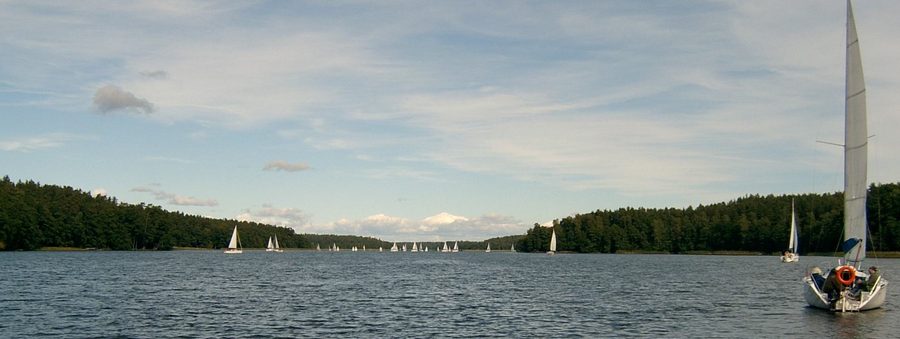 Lac en Mazurie près de Mikołajki