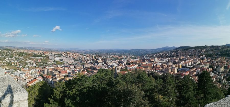 Vue de Campobasso depuis le château Monforte
