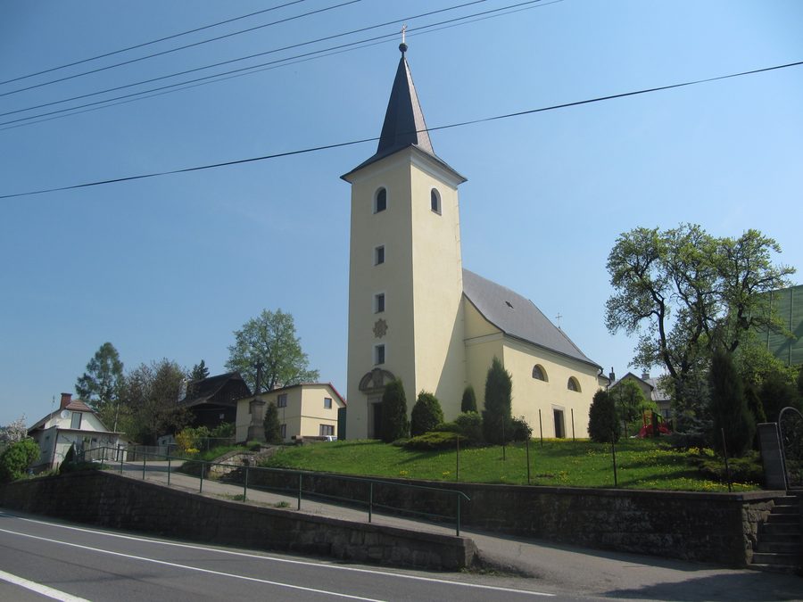 Église catholique à Jasenná dans le district de Zlín
