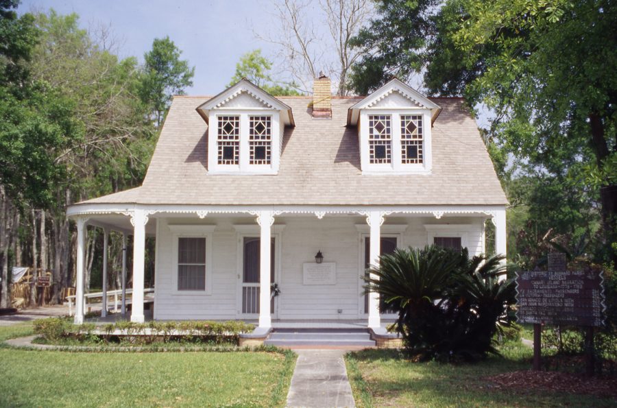 Maison du musée Isleños dans la paroisse de Saint Bernard, Louisiane