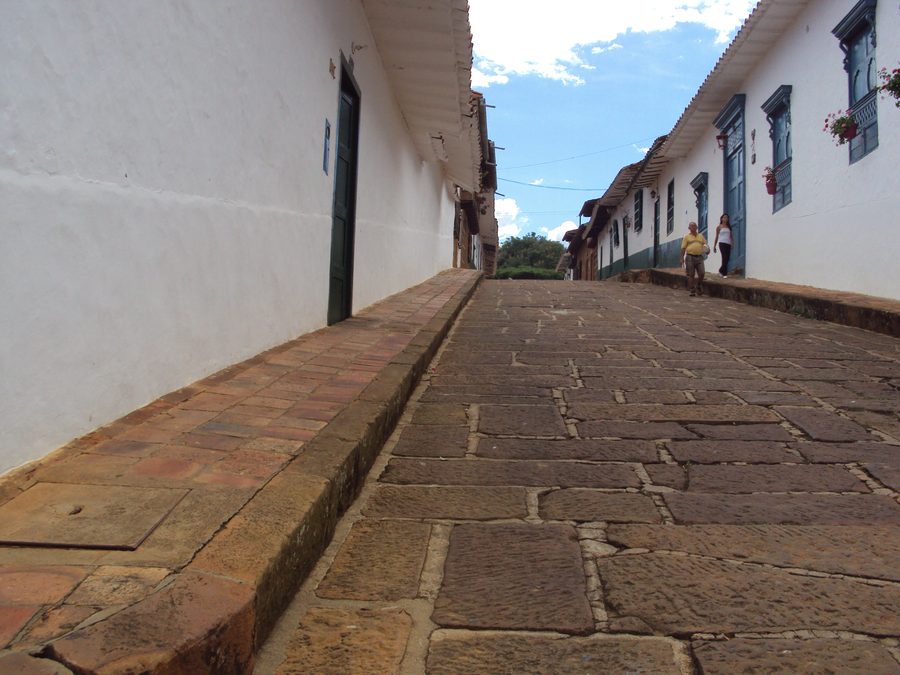 Rue coloniale à Barichara