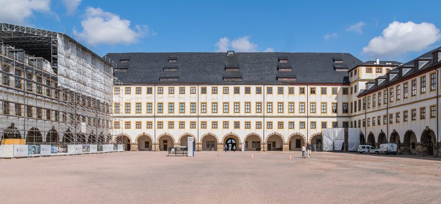 Château de Friedenstein à Gotha, Thuringe, Allemagne