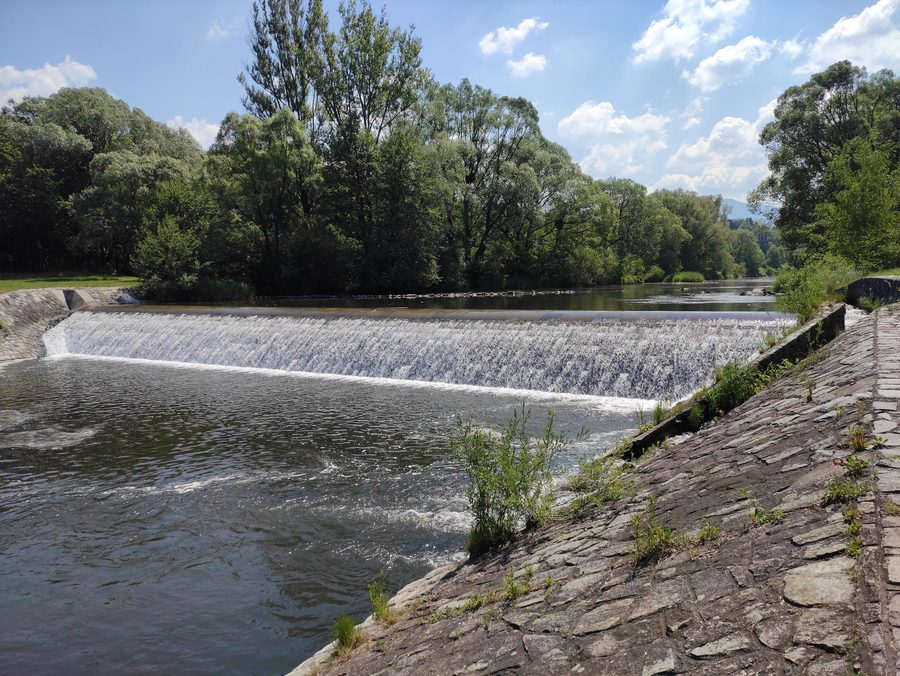 Barrage sur l’Ostravice à Pržno dans l’Okres Frýdek-Místek