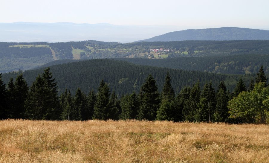 Paysage de montagne au Klínovec dans les Monts Métallifères
