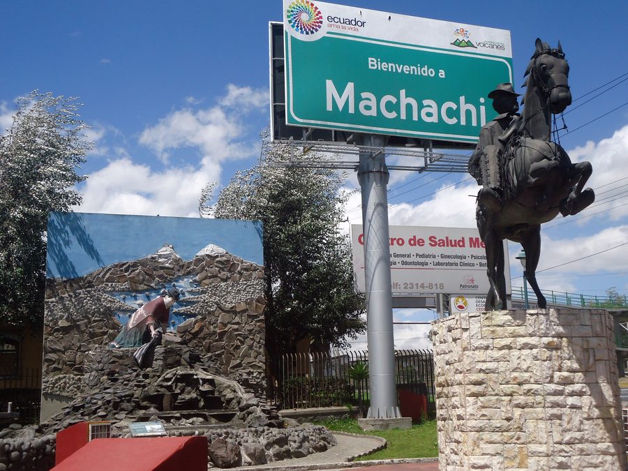 Monumento al Chagra comme indication du caractère local à Pichincha