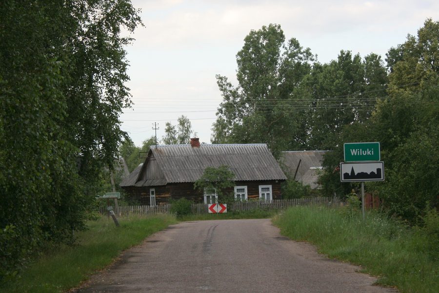 Route d'accès à Wiluki