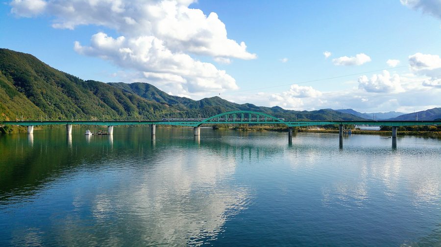 Paysage et pont à Gyeonggi-Do