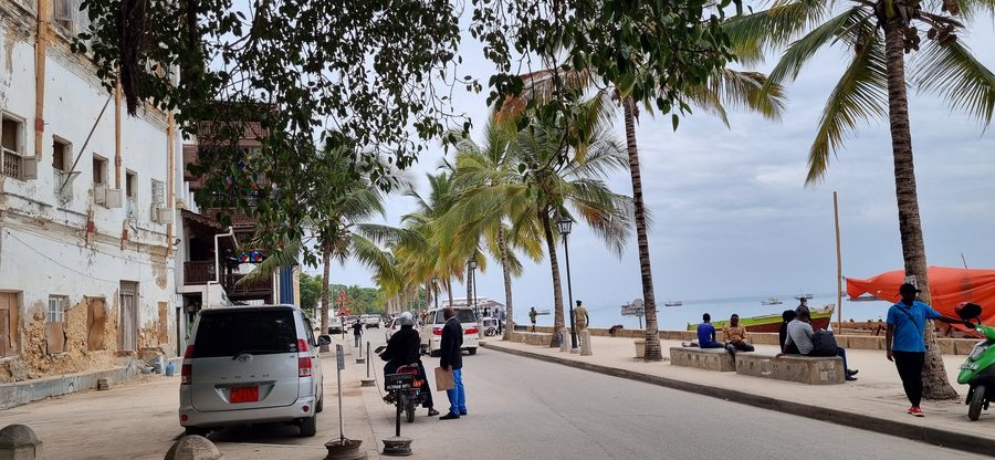 Rue à Stone Town à Zanzibar
