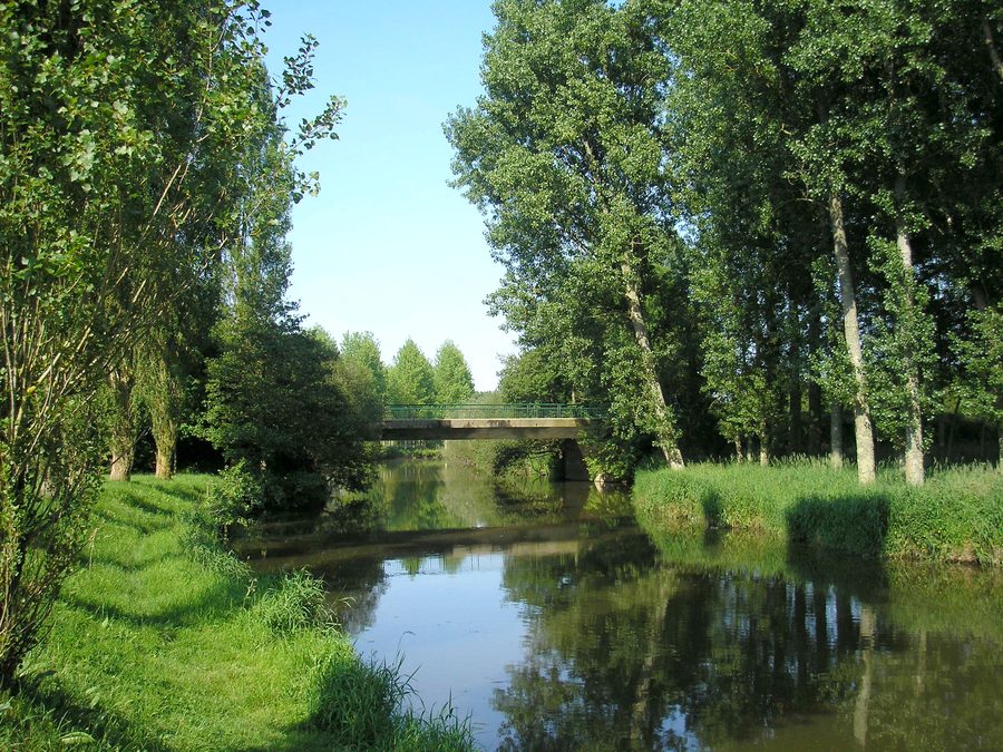 La Sienne à Quettreville-sur-Sienne en Normandie