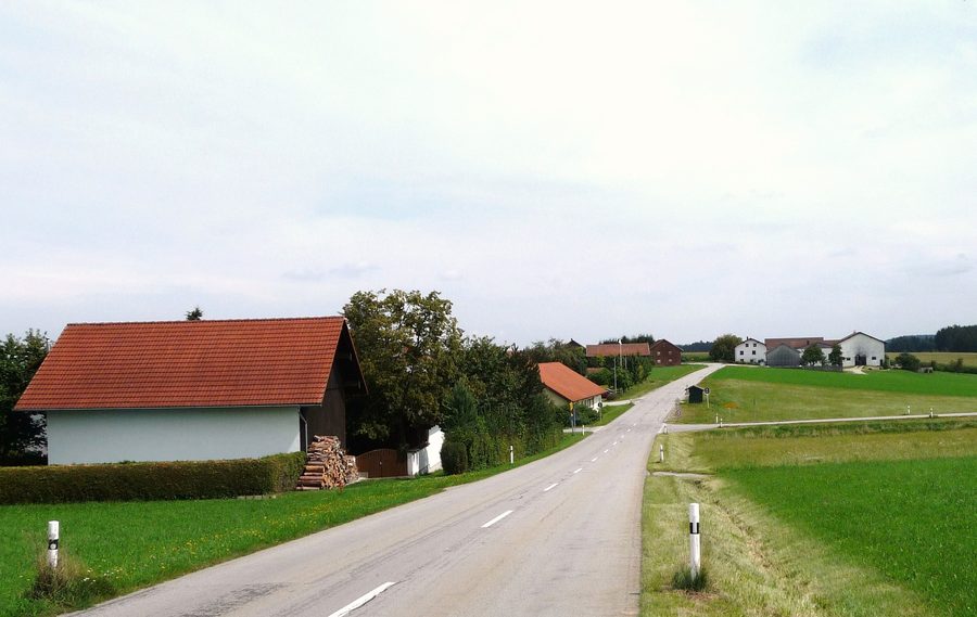 Vue de Langeneck dans la commune de Wurmannsquick