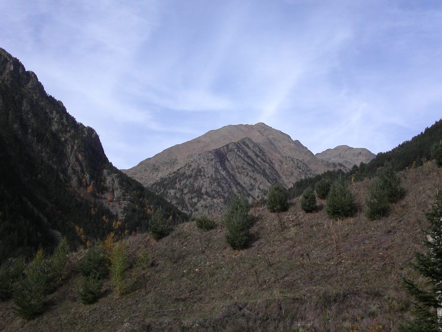 Paysage de montagne au Comapedrosa en Andorre