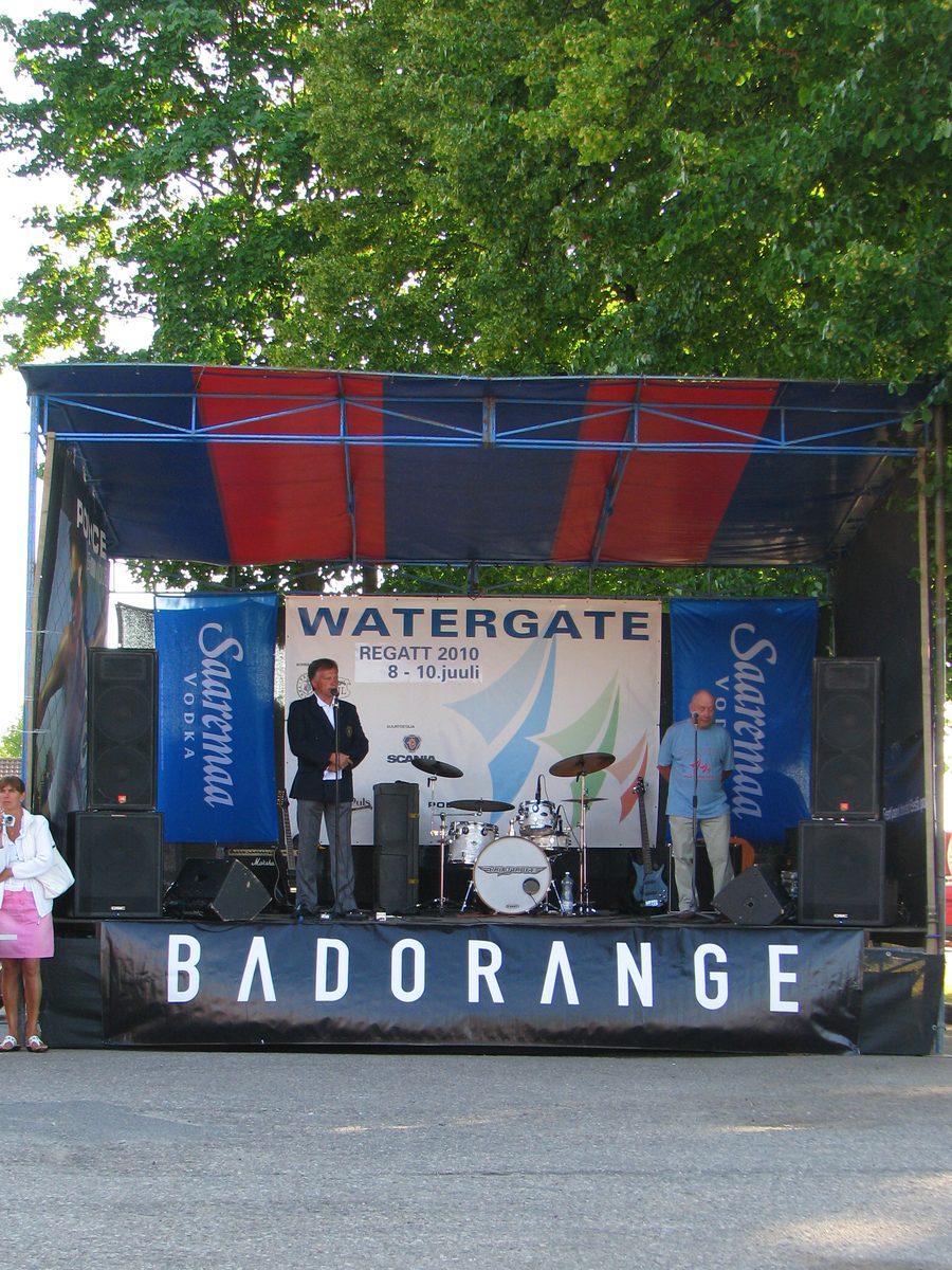 Cérémonie de clôture de la régate Watergate 2010 à Pärnu