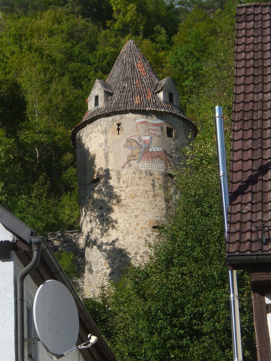 Tour de guet sur le Ringmauerweg à Horb am Neckar
