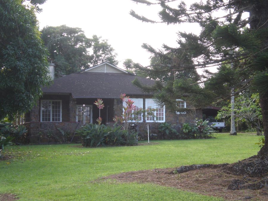 Maison du chef comptable de la plantation Kīlauea sur Kolo Road à Kīlauea, Kauaʻi