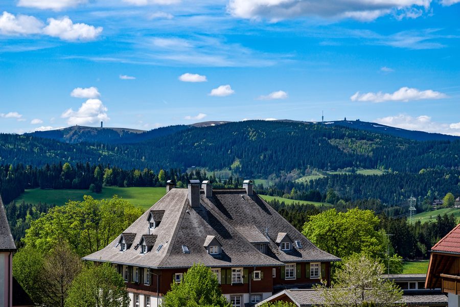 Blick auf Breitnau im Hochschwarzwald