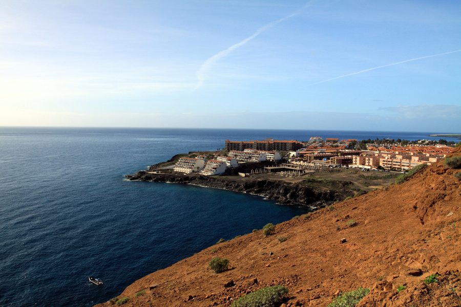 Costa Del Silencio à Tenerife, vu depuis la Montaña Amarilla