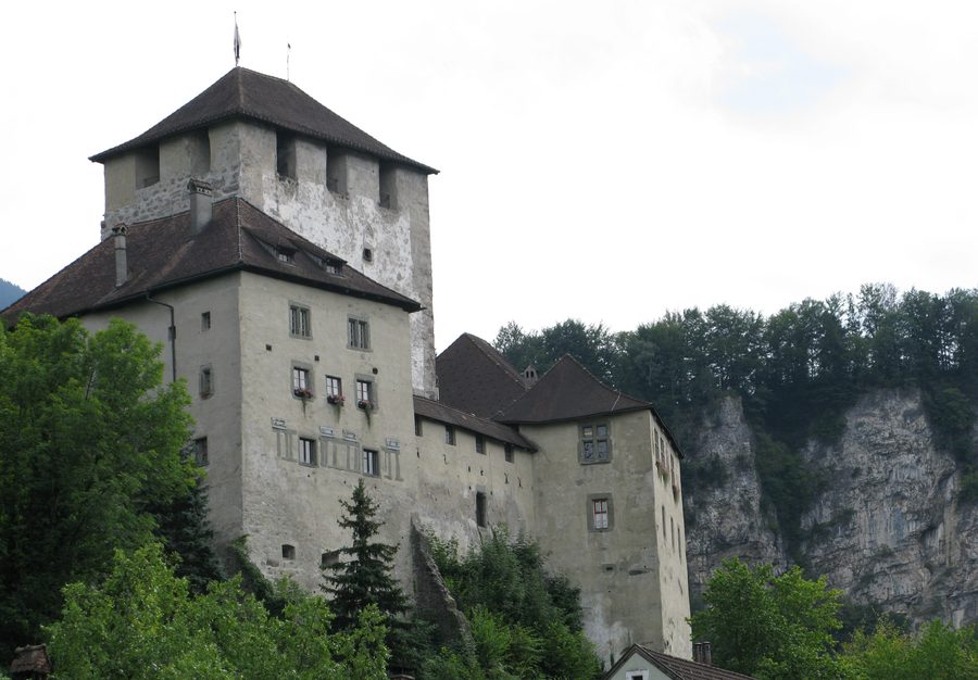 Château médiéval Schattenburg à Feldkirch, Vorarlberg