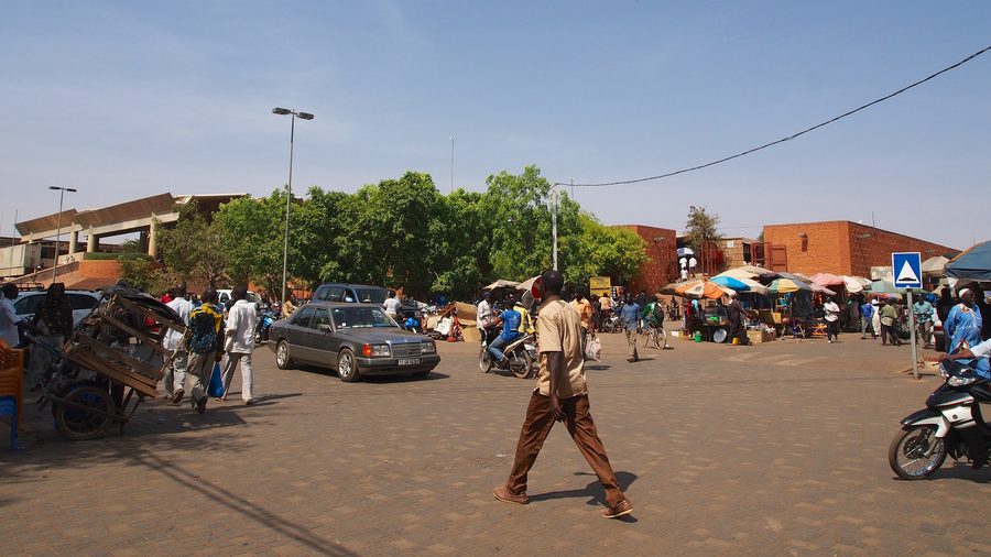 Scène urbaine à Ouagadougou