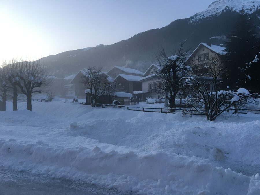 Trun dans la région de la Surselva, dans le canton des Grisons