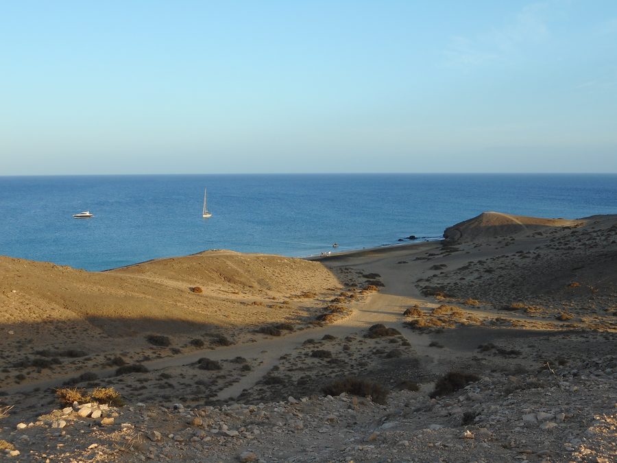 Côte du parc naturel de Los Ajaches à Lanzarote