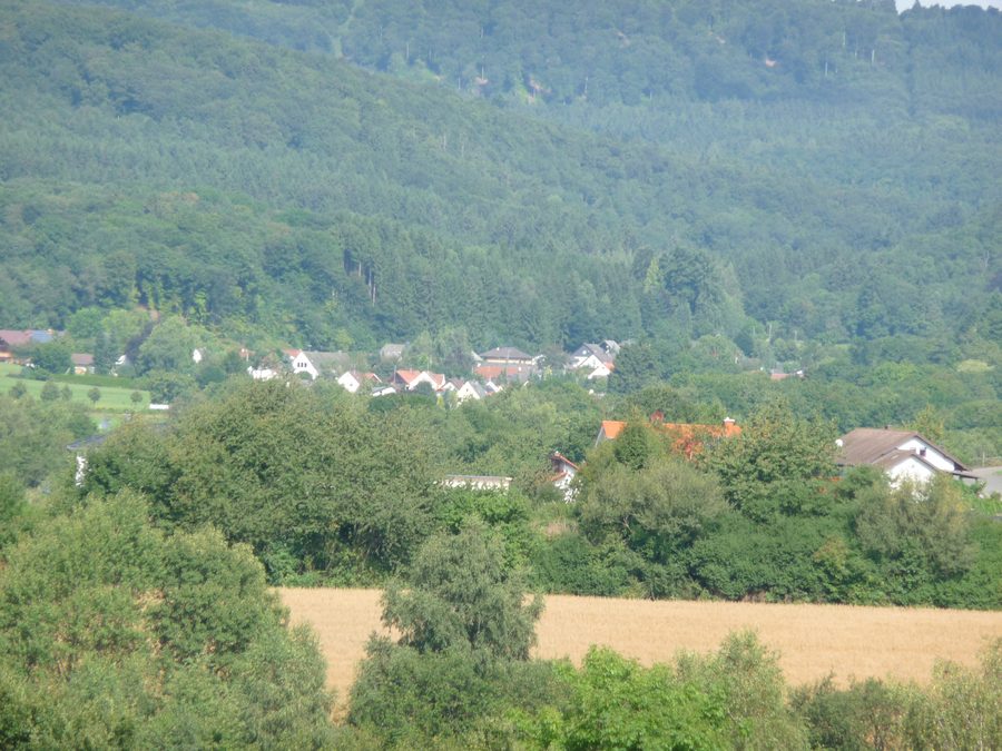 Achtelsbach avec un environnement rural boisé