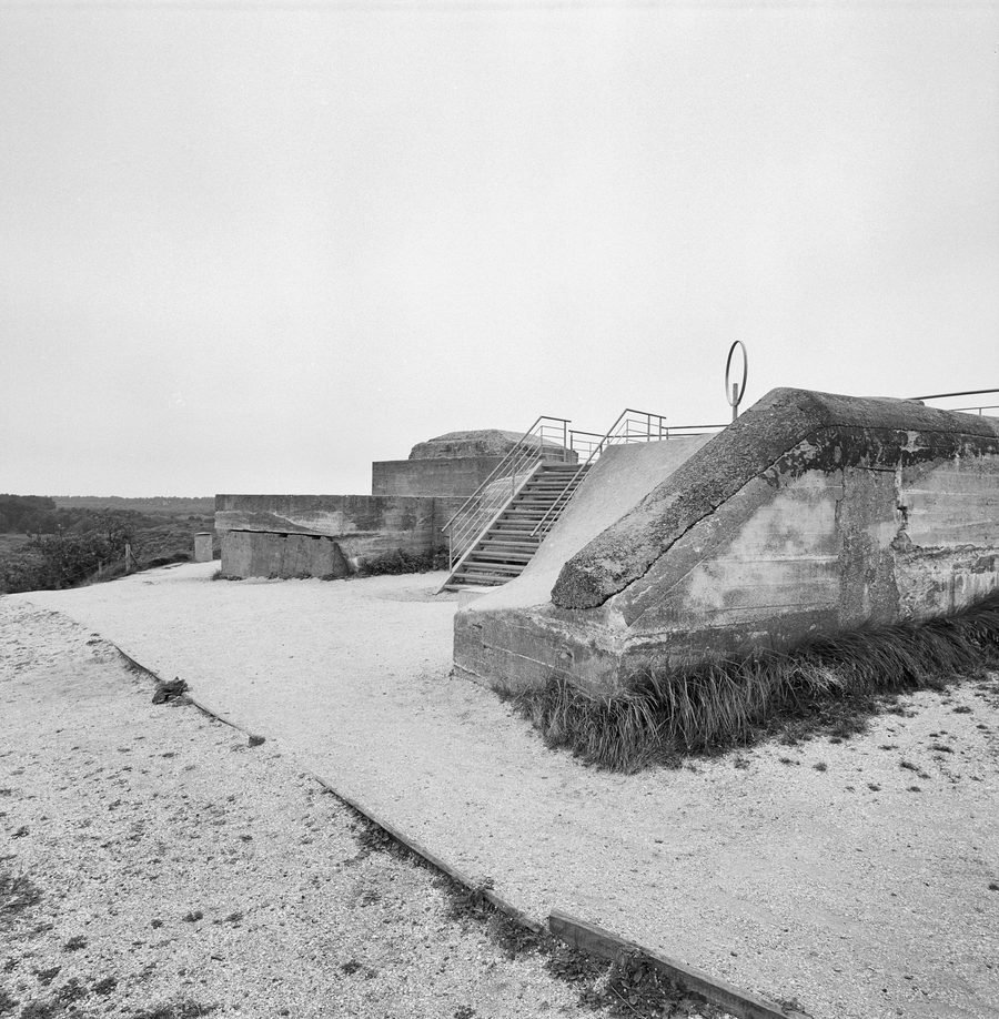 Vue extérieure du bunker De Wassermann à Schiermonnikoog