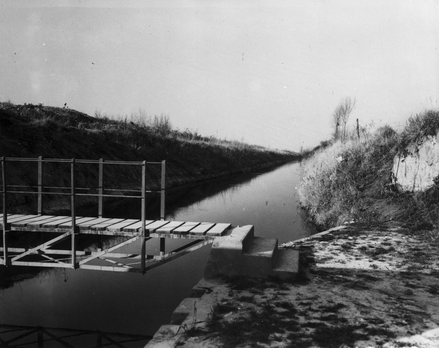 Paysage du Marais Vernier avec des zones humides à dominante agricole