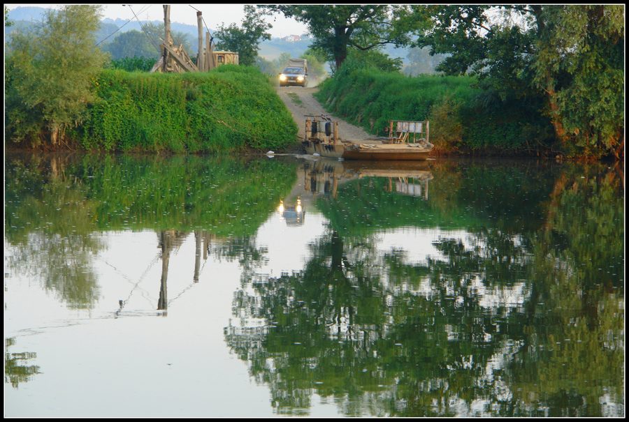 Paysage de la rivière Bosna
