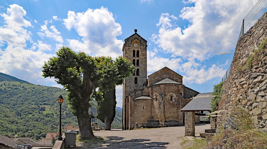 Église Saint-Martin à Unac dans le département de l’Ariège