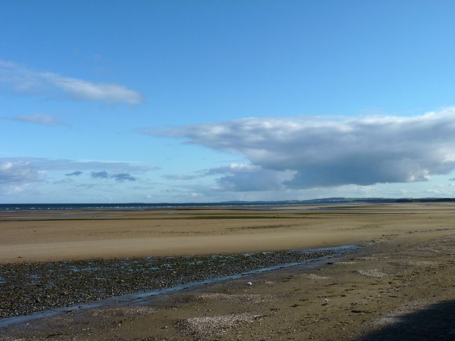 Plage de Laytown sur la côte du comté de Meath