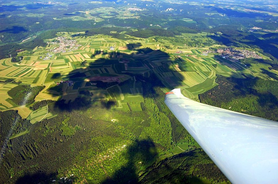 Paysage panoramique du Heuberg dans le Bade-Wurtemberg