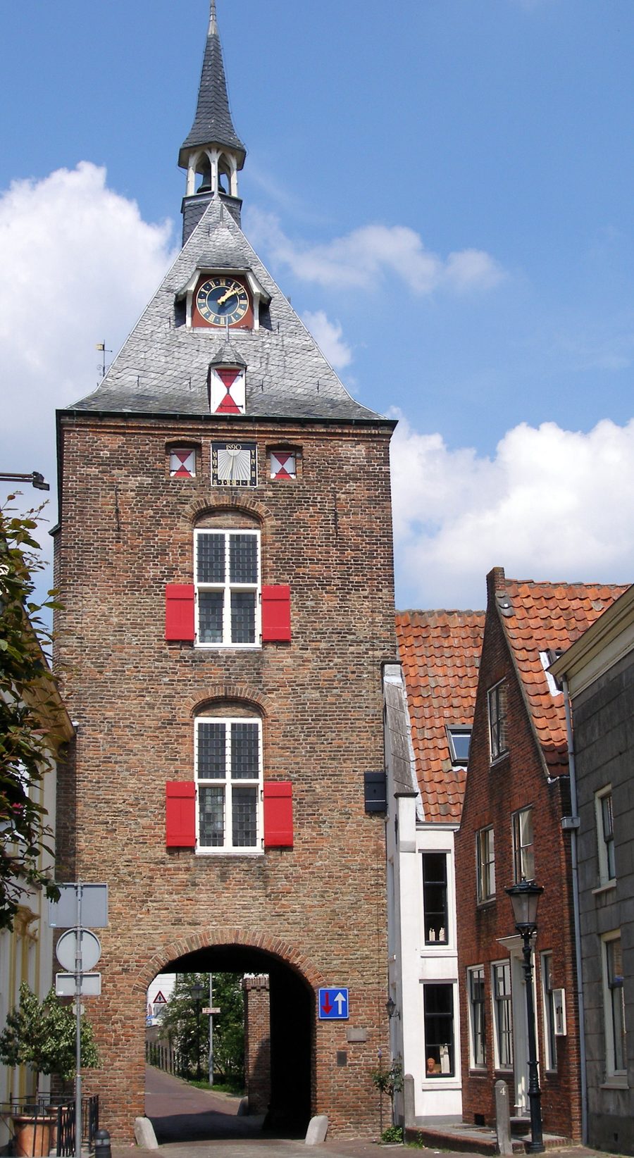 Porte de ville Lekpoort à Vianen, aux Pays-Bas