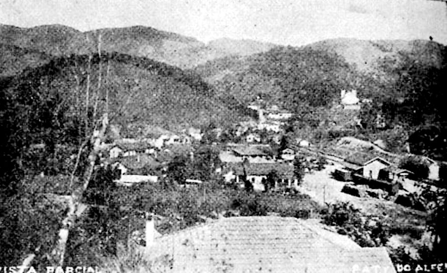Vue historique de Paty do Alferes dans l’État de Rio de Janeiro vers 1930