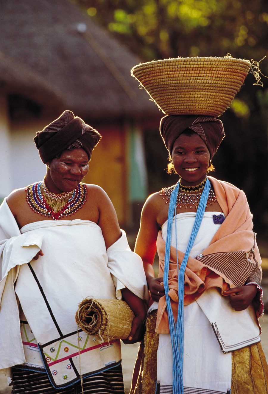 Scène culturelle du Lesedi Cultural Village dans le Gauteng
