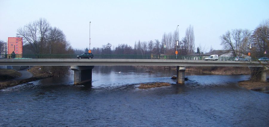 Pont routier sur l’Eger à Sokolov