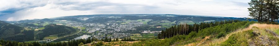 Vue panoramique d’Olsberg dans le district du Haut-Sauerland
